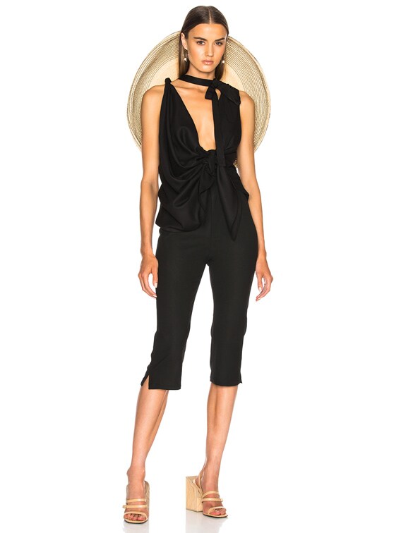 【関税込み】JACQUEMUS ブラック Le Bandeau Veleiro ブラ JACQUEMUS Le Bandeau Veleiro in Black | FWRD