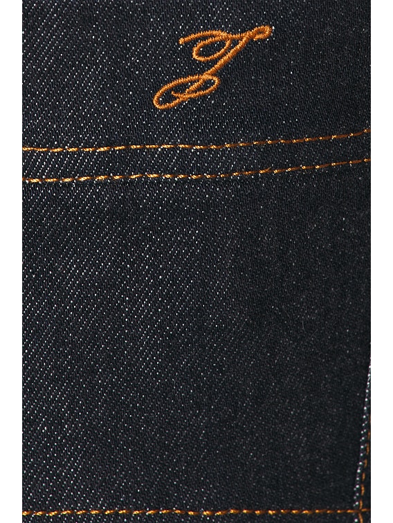 JACQUEMUS Le Bandeau Bisou De-nimes in Dark Navy | FWRD