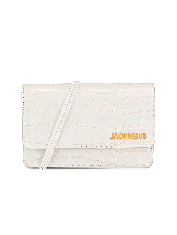 JACQUEMUS Le Riviera Bag in Off White