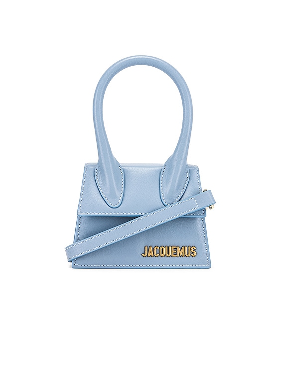 jacquemus blue mini bag