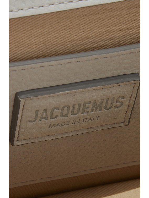 JACQUEMUS Le Grand Bambino Bag in Light Grey | FWRD JACQUEMUS Le Grand Bambino Bag in Light Grey | FWRD