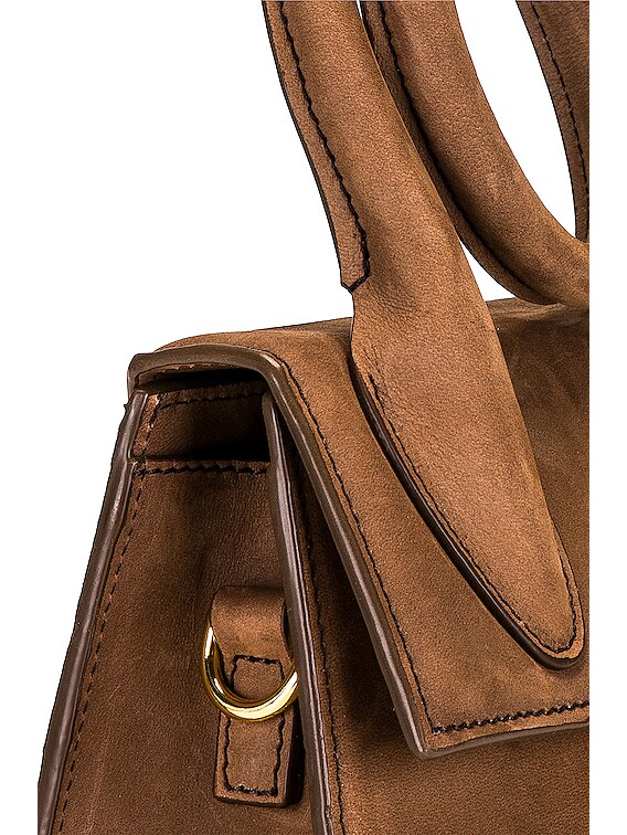 JACQUEMUS Le Chiquito Noeud Bag in Brown | FWRD