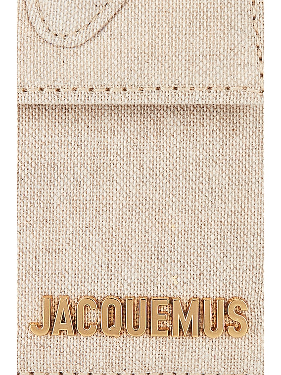 Le Chiquito Moyen Bag - Jacquemus - Linen - Light Greige