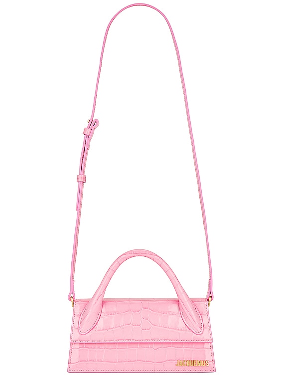 Jacquemus, Le Chiquito Long Leather Tote, Pink, One size