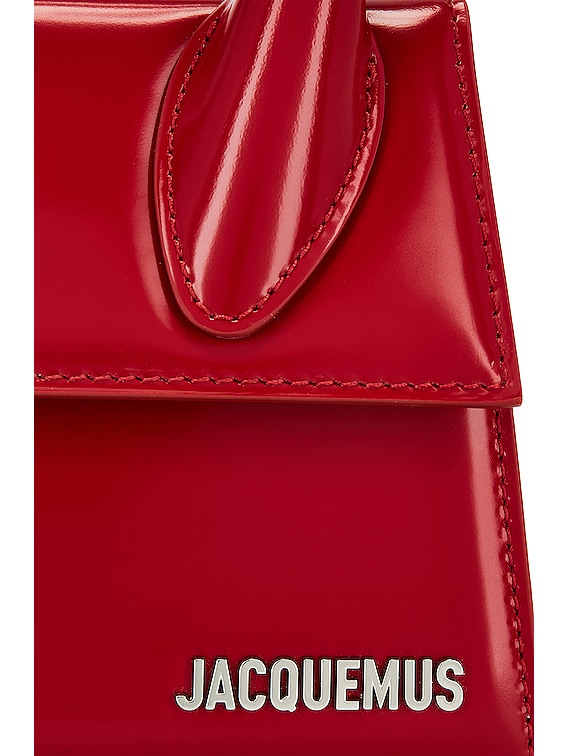 Jacquemus Red Le Chouchou 'Le Chiquito Moyen Boucle' Bag