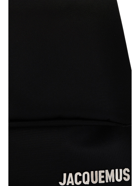 その他ブランド / ボトム/36/ポリエステル/ブラック/無地/BD2211-3G-02 JACQUEMUS Le Bambimou Nylon Bag in Black | FWRD