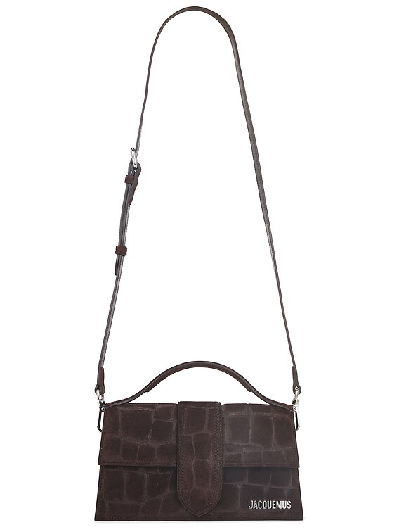 ハンドバッグ Jacquemus LE GRAND BAMBINO Brown Jacquemus Le Grand Bambino Leather Crossbody Bag | Neiman Marcus
