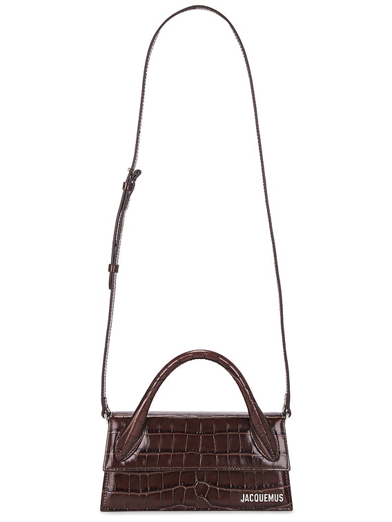 【Jacquemus】LE CHIQUITO LONG◆213BA0044301 JACQUEMUS Le Chiquito Long in Dark Brown | FWRD