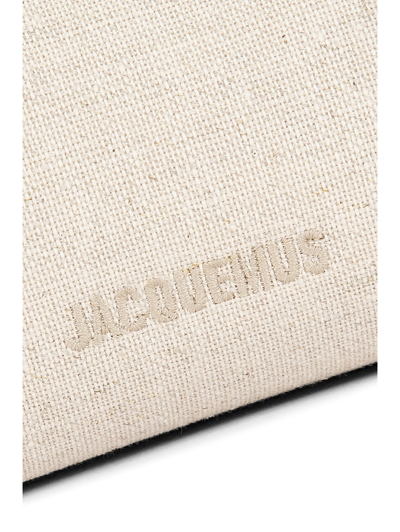 JACQUEMUS Le Petit Turismo in Light Greige & Black | FWRD