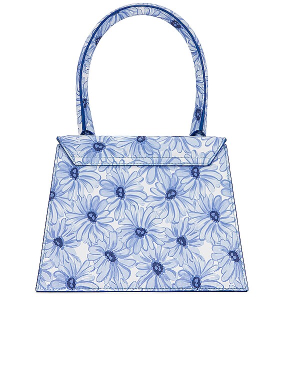 blue flower bag