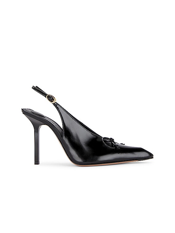 JACQUEMUS Les Slingbacks Cubisto H in Black | FWRD