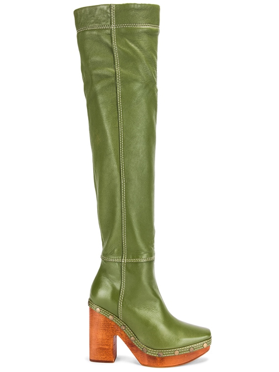 green boots for sale