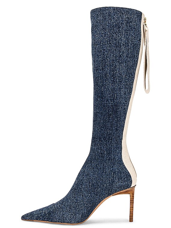 JACQUEMUS タフルフレストシアリンクコト 251CO0961664 110 JACQUEMUS ブーツ - BLUE | FWRD