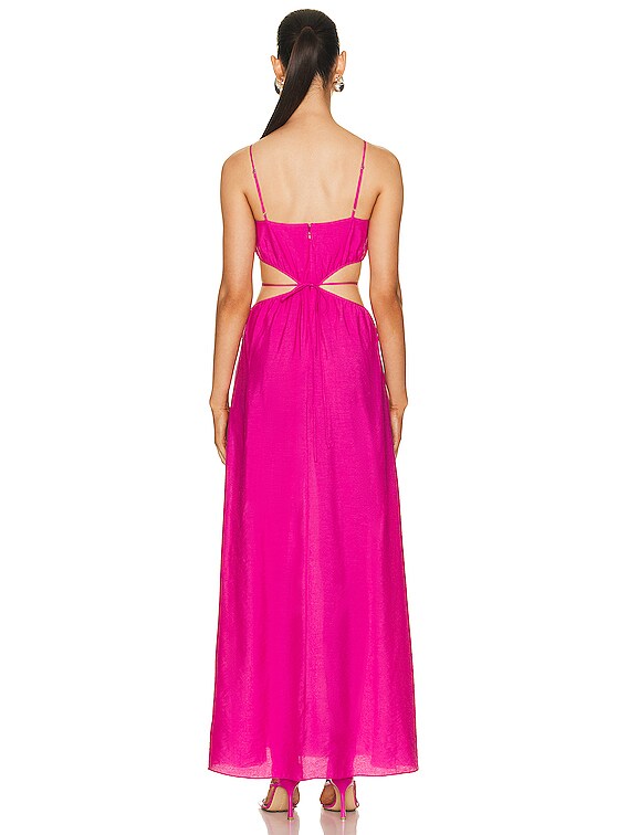 blue sun dress maxi S Blue Fit And Flare Maxi Dress