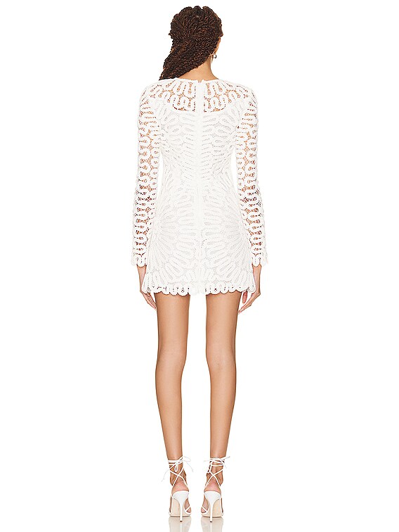 long sleeve cage dress Parker | Black & Floral Cage-Back Long Sleeve Bodycon Mini Dress
