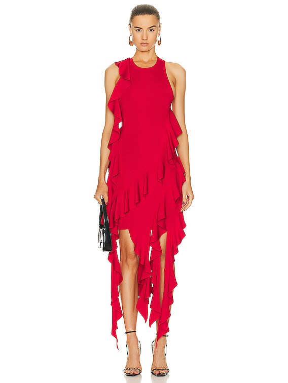 Jonathan simkhai hotsell ruffle dress