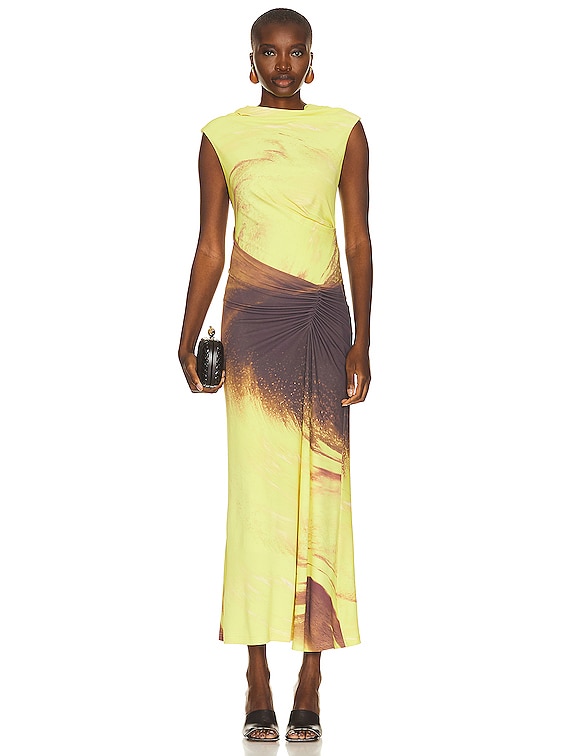 knee length dresses for ladies Simkhai- Acacia Midi Dress – Lend the Label