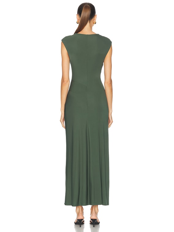 simkhai マキシドレス SIMKHAI Acacia Dress in Botanical | FWRD