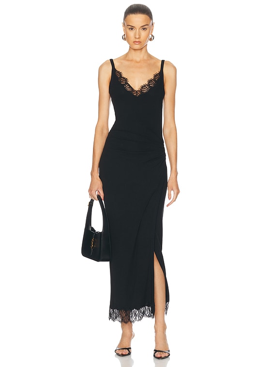 Yulia Draped Midi Dress