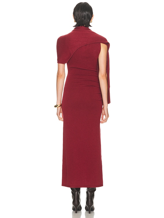 knee length dresses for ladies Cranberry Genna Long Sleeve Midi Dress main image 0