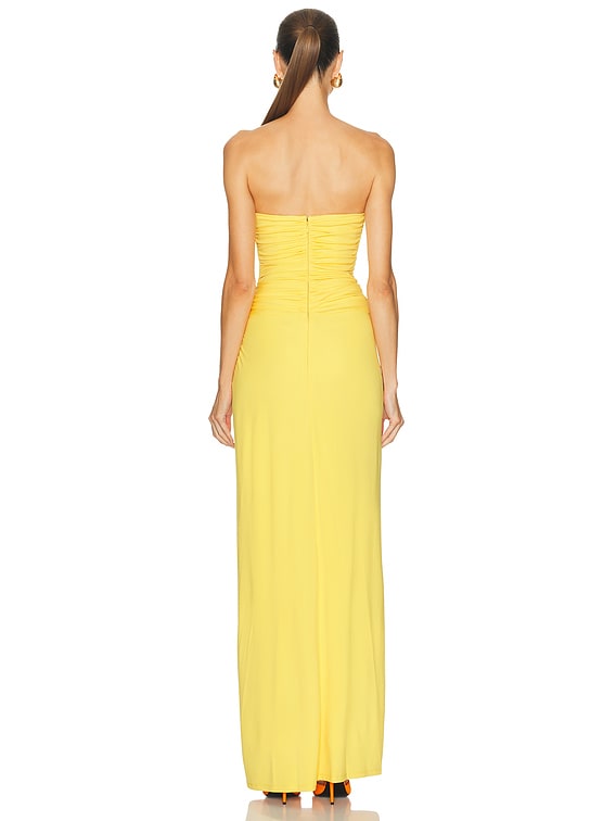 SIMKHAI Emma Gown in Mango | FWRD
