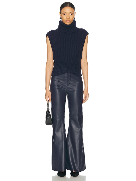 SIMKHAI Maple Sweater Top in Midnight | FWRD