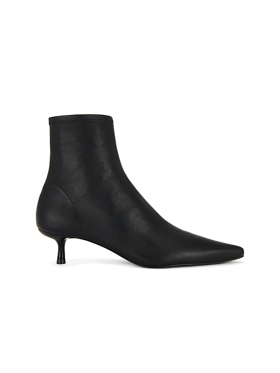 Joni Stretch Leather Ankle Boot