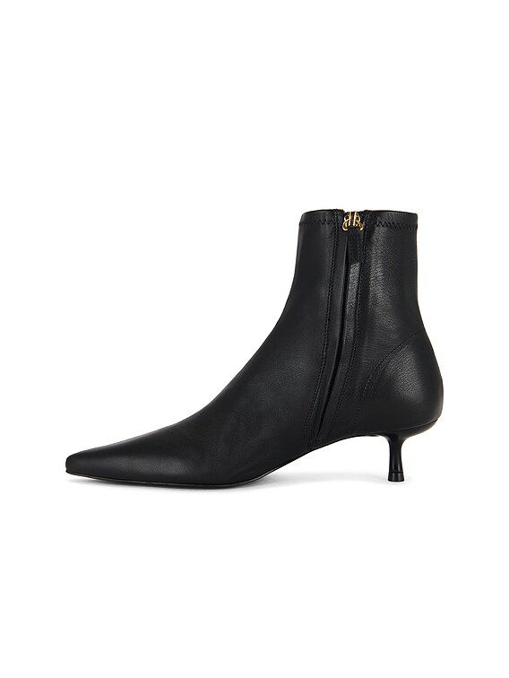 Joni Stretch Leather Ankle Boot