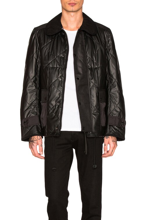 ジャケット・アウター SYNTHETIC LEATHER QUILTING MINI VEST SYNTHETIC LEATHER QUILTING MINI VEST 【公式通販】