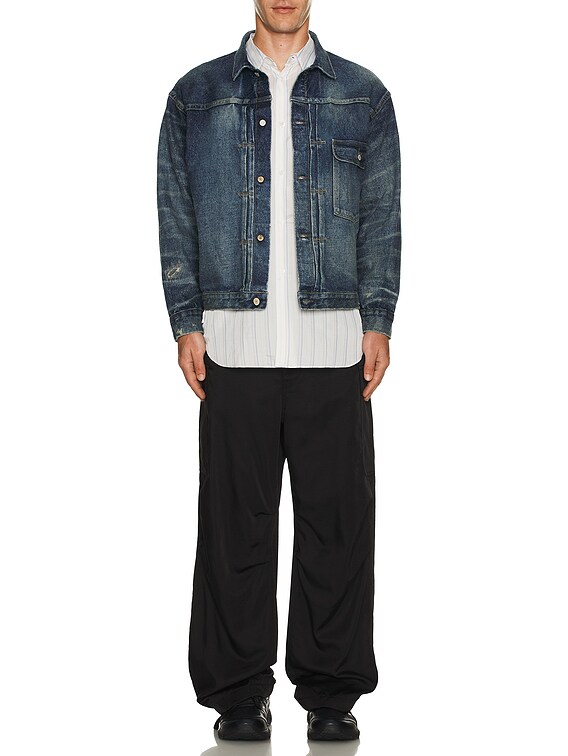 Junya Watanabe x Levi's Selvedge Denim Jacket in Indigo | FWRD Junya Watanabe x Levi's Selvedge Denim Jacket in Indigo | FWRD