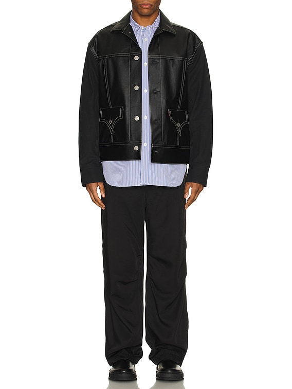 Junya Watanabe x Levi's Coated Jacket in Black | FWRD