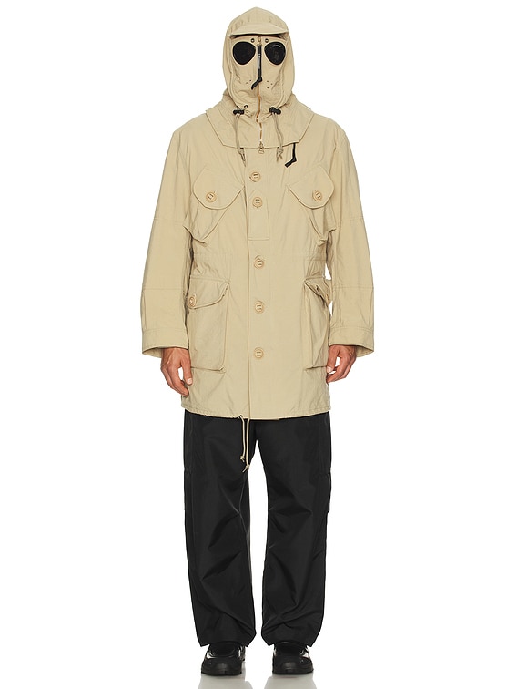 Junya Watanabe X C.p. Company Parka Jacket in Beige | FWRD