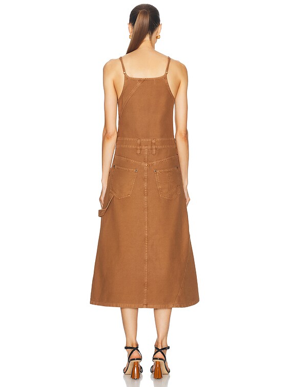 オールインワン・サロペット J. W. Anderson 'Twisted Strappy' Dress JW Anderson Twisted Strappy Dress in Caramel | FWRD