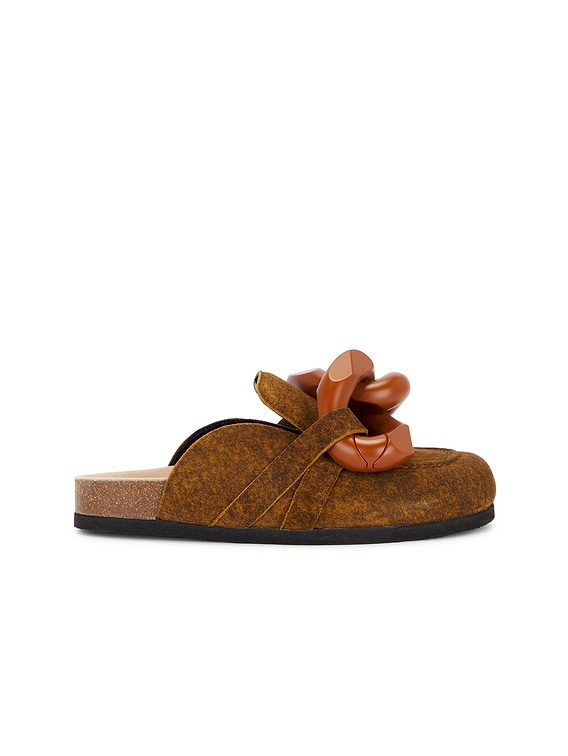 JW Anderson Chain Loafer in Tan | FWRD