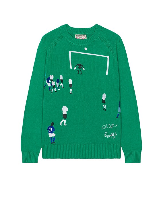KidSuper x Ronaldinho Goal! Sweater in Green | FWRD