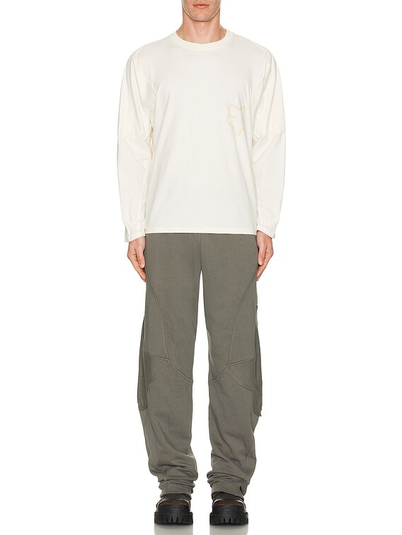 Kiko Kostadinov x Fox Racing Long Sleeve Tee Shirt in Off White | FWRD