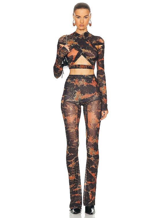 KNWLS Anti Cross Over Top in Acid Flame | FWRD