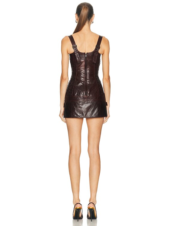 KNWLS SMK Dress in Brown | FWRD