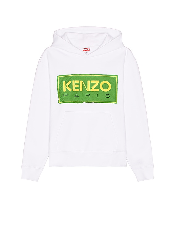 Kenzo Paris Classic Hoodie in White FWRD