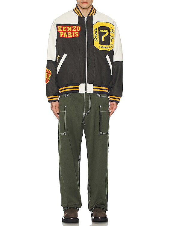 Kenzo Cargo Monkey Pants in Dark Khaki | FWRD