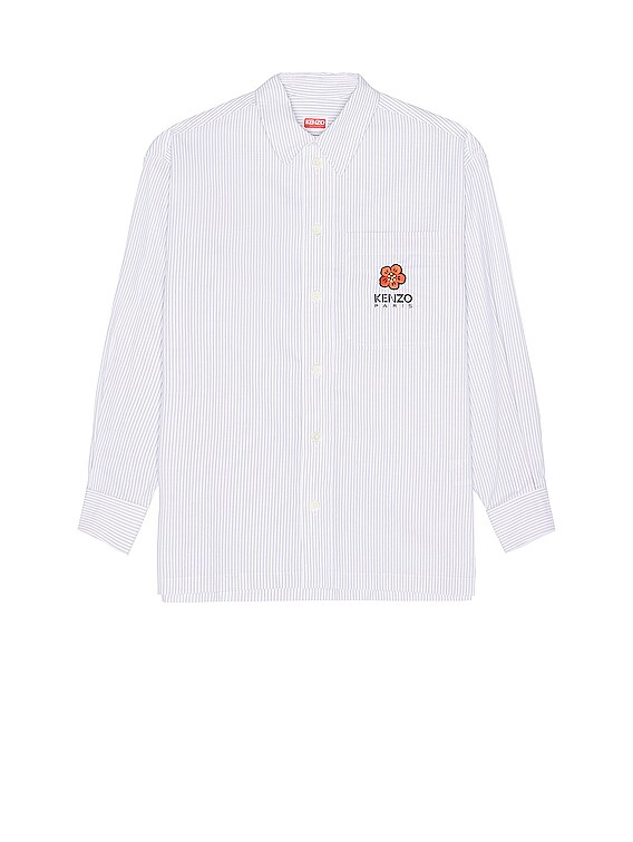 【KENZO】BOKE FLOWER CREST OVERSIZED SHIRT MIDNIGHT BLUE Kenzo Boke Flower Crest Oversized Shirt Midnight Blue | eBay