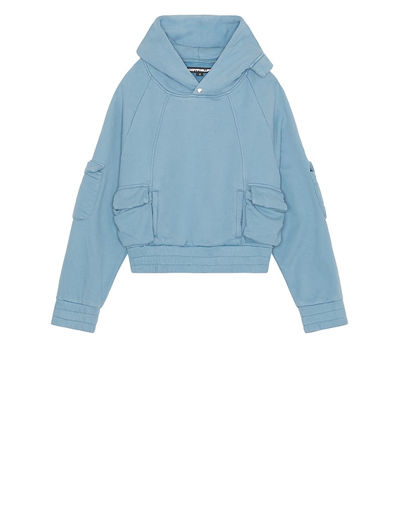 Kody Phillips Cargo Hoodie in Baby Blue | FWRD