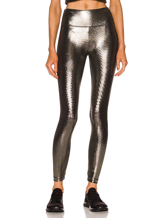 KORAL Lustrous Glaze metallic stretch leggings