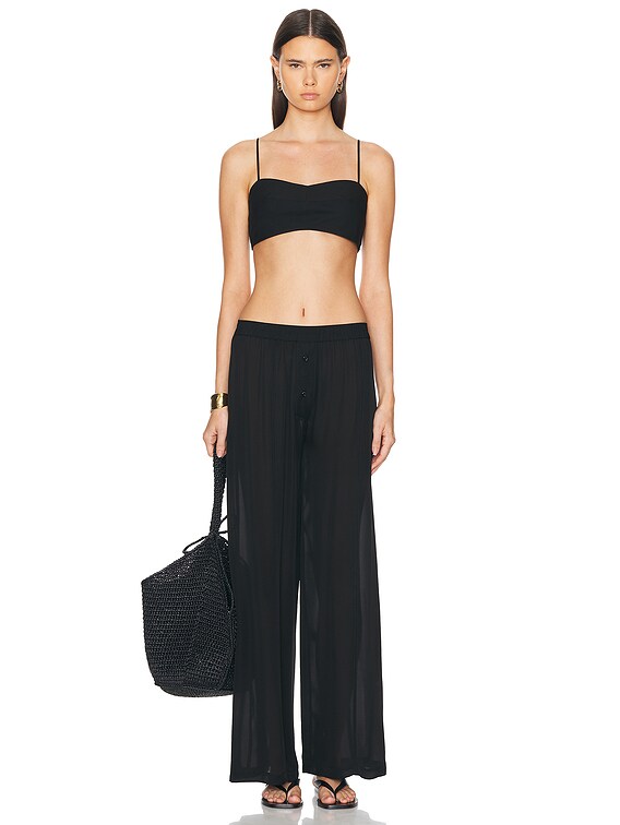 Kiki de Montparnasse Georgette Bandeau in Black | FWRD