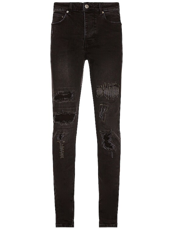 パンツ ksubi CHITCH ETHER TRASHED BLACK Ksubi Chitch Trashed in Ether | FWRD