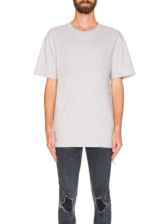 Ksubi 4 x 4 Biggie SS Tee in Grey Marle | FWRD