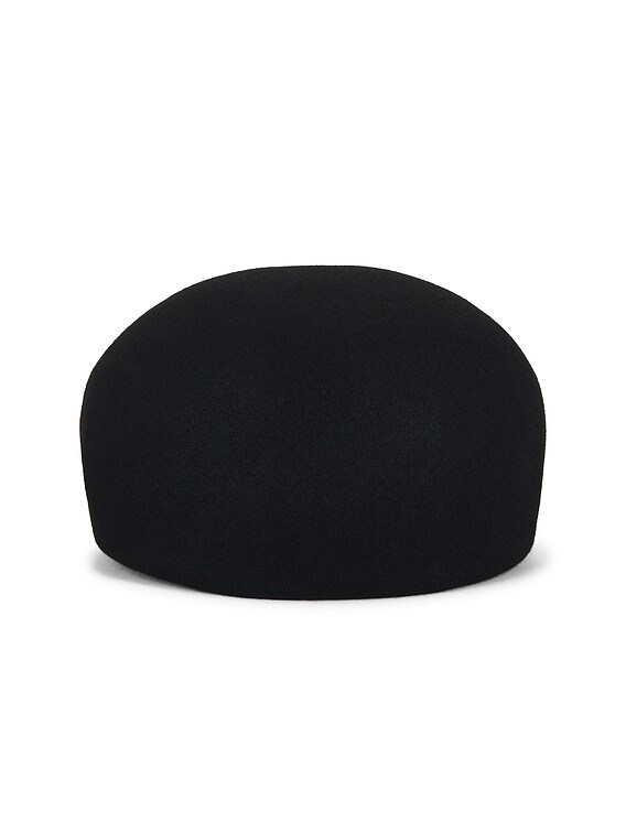 KHAITE Vito Hat in Black | FWRD