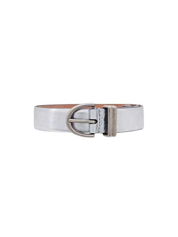 KHAITE Bambi Antique Silver 25mm Belt in Silver | FWRD