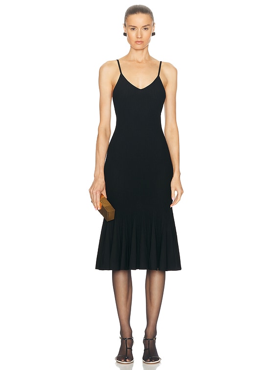 【関税込み】KHAITE 'Queen' dress KHAITE Queen Dress in Black | FWRD