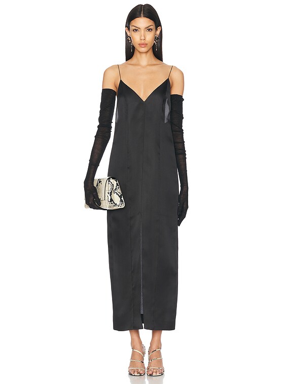 【関税込み】KHAITE ブラック Tully マキシドレス KHAITE Tully Dress | Black | FARFETCH CA